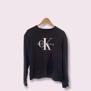 Calvin Klein CK Sweatshirt Size L Black